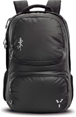 skybags black backpack