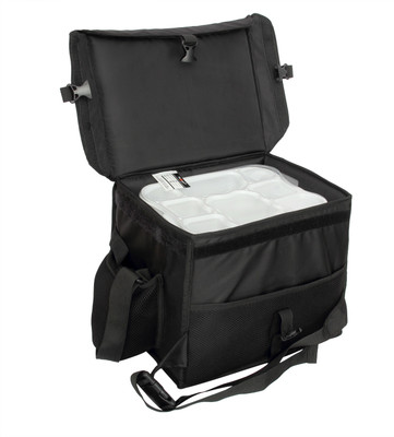 Triage Classic Insulated Meal Delivery Bag (Black) 24 L Backpack(Black)