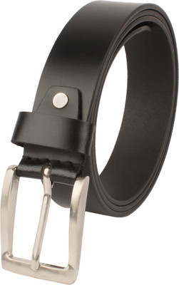79% OFF on eXcorio Men Formal Black Genuine Leather Belt