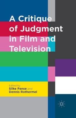 A Critique of Judgment in Film and Television(English, Paperback, unknown)