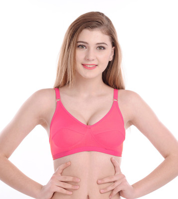 samvar N_R_Cup Bra Women Minimizer Non Padded Bra(Pink)