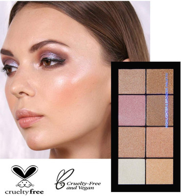 tanvi27 illuminator Face Makeup Glow Bronzer Shimmery Shine Highlighter Palette Highlighter(MULTI COLOR)