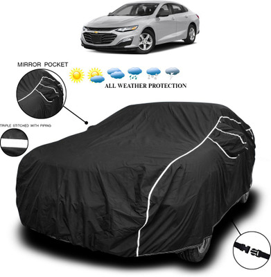 ANTHUB Car Cover For Chevrolet Cruze (With Mirror Pockets)(Black)