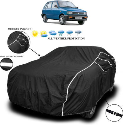 ANTHUB Car Cover For Maruti Suzuki Celerio (With Mirror Pockets)(Black)