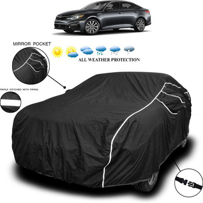 SEBONGO Car Cover For Kia Cerato (With Mirror Pockets)(Black)