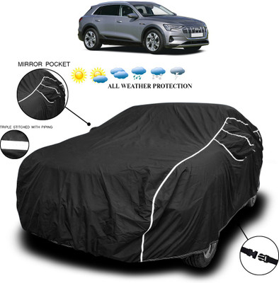 ANTHUB Car Cover For Audi Q3 (With Mirror Pockets)(Black)