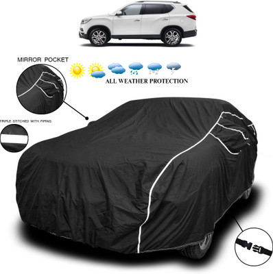 ANTHUB Car Cover For Mahindra XUV400 (With Mirror Pockets)(Black)