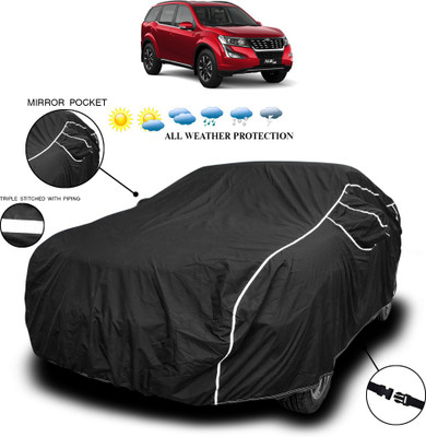 ANTHUB Car Cover For Mahindra XUV 500 (With Mirror Pockets)(Black)