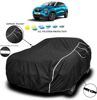 SEBONGO Car Cover For Renault HBC (With Mirror Pockets)(Black)