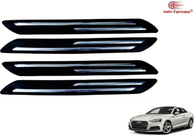 Auto Oprema Plastic Car Bumper Guard(Black, Pack of 4, Audi, Universal For Car)