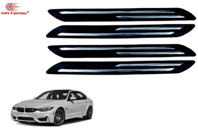 Auto Oprema Plastic Car Bumper Guard(Black, Pack of 4, BMW, Universal For Car)