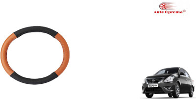 Auto Oprema Steering Cover For Nissan Universal For Car(Black, Tan, Leatherite)