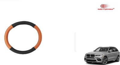 Auto Oprema Steering Cover For BMW Universal For Car(Black, Tan, Leatherite)
