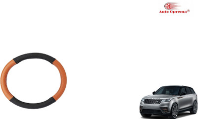 Auto Oprema Steering Cover For Land Rover Universal For Car(Black, Tan, Leatherite)