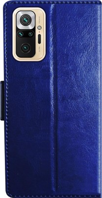 sales express Flip Cover for Redmi Note 10 Pro (2021), Redmi Note 10 Pro Max (2021)(Blue, Shock Proof, Pack of: 1)