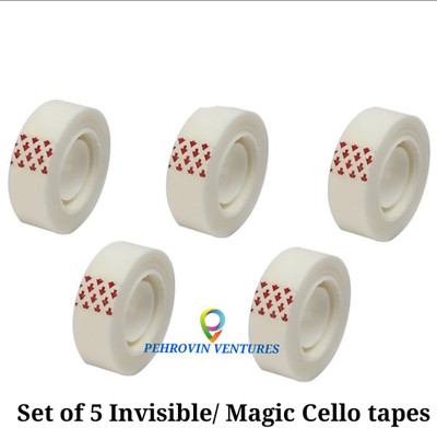 Pehrovin Ventures INVISIBLE SCOTCH TAPE MANUAL INVISIBLE MAGIC TAPE (Manual)(TRANSPARENT)