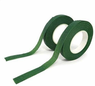 Udhayam one sided Stem Wrapping in Floral Arrangements Dispenser floral tape (Manual)(Green)