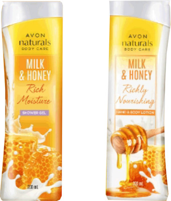 AVON Naturals Milk & Honey Skin Care combo Set(2 Items in the set)