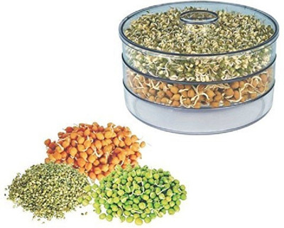 PARTH ENTERPRISE Plastic Sprout Maker  - 500 ml(Clear)