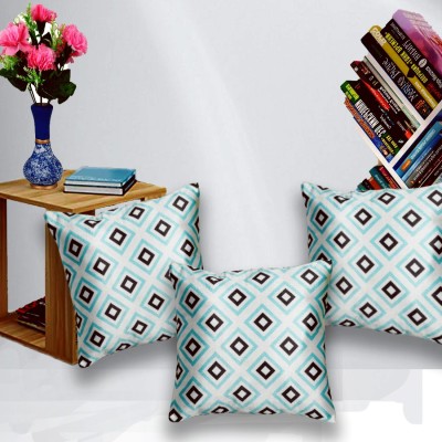 Comfort House Polyester Cushions Cover(Pack of 3, 41 cm*41 cm, Multicolor)