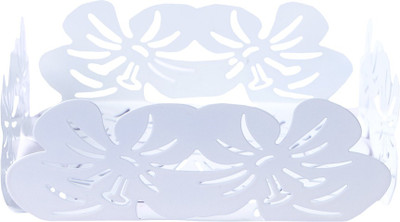 A Vintage Affair 1 Compartments Ceramic Tissue Organizer(White)