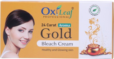 Oxileaf 24 Carat Aroma Gold Bleach Cream for Healthy & Glowing Skin(300 ml)