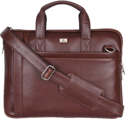 K London Men & Women Brown Messenger Bag