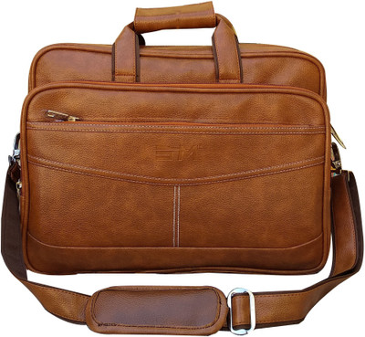 SM Men Brown Messenger Bag