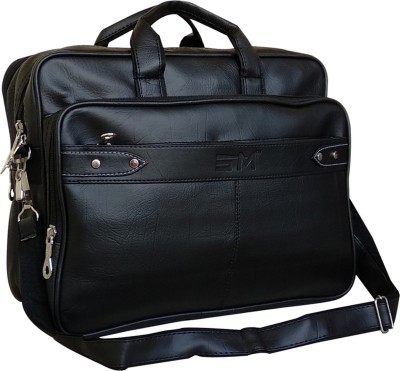 JMD Creation Men Black Messenger Bag