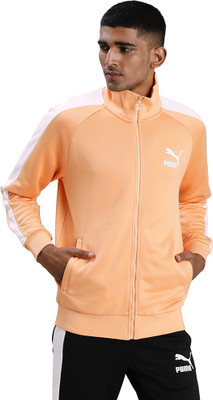 puma full sleeve colorblock men jacket