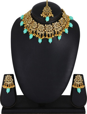 YELLOW CHIMES Copper Gold-plated Gold Jewellery Set(Pack of 1)