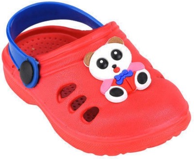 Miss & Chief Boys Sling Back Clogs(Red , 3 - 3.5 Years)