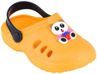 J0YJ0 Boys Sling Back Clogs(Yellow , 2 - 3 Years)