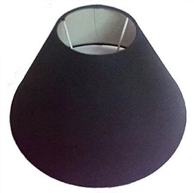 CANDELA Round Plain Black Lamp Shade Table Lamps Lamp Shade(Nylon)