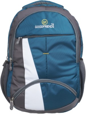 GOOD FRIENDS 15.6 inch Expandable Laptop Backpack(Blue)