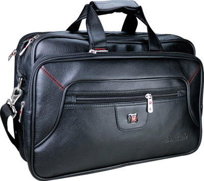 Da Tasche 15 inch Expandable Laptop Messenger Bag Black Da Tasche Laptop Bags