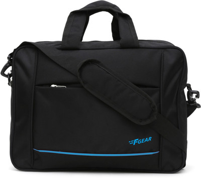 F GEAR 17 inch Laptop Messenger Bag(Black)