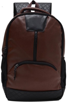 F GEAR 18 inch Laptop Backpack(Brown)