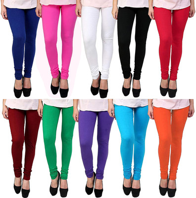 lifeneeds Churidar  Western Wear Legging(Multicolor, Solid)
