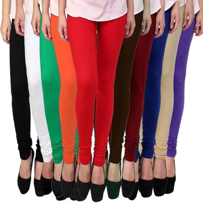 lifeneeds Churidar  Western Wear Legging(Multicolor, Solid)