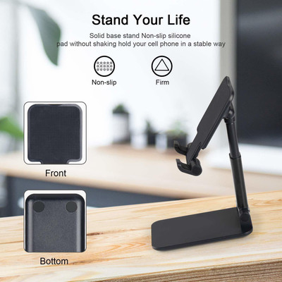 Wifton XIX-34 Adjustable Height Multi-Angle Foldable Smartphones & Tablet Mobile Holder