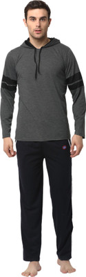 MACK JONNEY Striped Men Track Suit