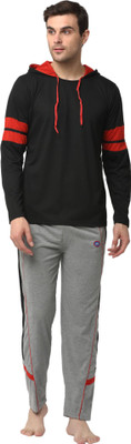 MACK JONNEY Striped Men Track Suit