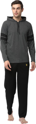 MACK JONNEY Solid Men Track Suit