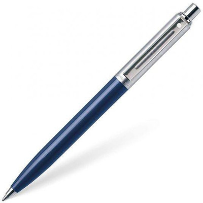SHEAFFER SENTINEL A321 - BLUE BARREL BRUSHED CHROME CAP AND NICKEL PLATE TRIM BP Ball Pen(Ink Color - Black)