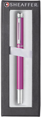 SHEAFFER 200, Matte Metallic Pink, Chrome Trim, Rollerball (E1915651) Roller Ball Pen(Ink Color - Black)