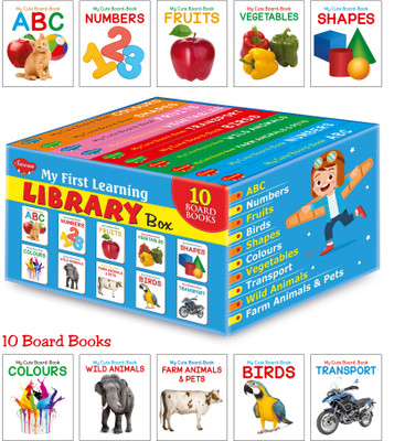 Essential Board Book Of All In One Blue Box Set Of 10 Board Books(Hardcover, Sawan)
