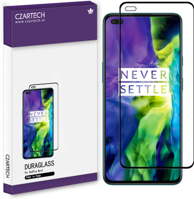 CZARTECH Edge To Edge Tempered Glass for OnePlus Nord(Pack of 1)