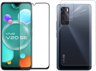 VOSKI Front and Back Tempered Glass for Vivo V20 SE(Pack of 2)