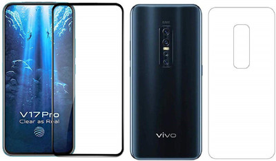 Casesily Front and Back Tempered Glass for Vivo V17 Pro(Pack of 2)